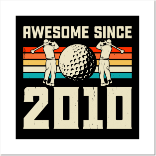 Awesome Since 2010 T Shirt For Women Men T-Shirt Posters and Art